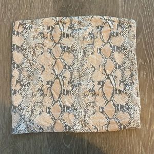 American Eagle snake skin tube rob size small